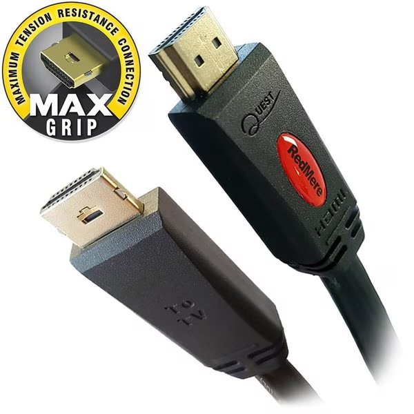 Hdmi(M-M) Maxgrip 4K2K Redmere High Speed Cable W/ Ethernet - 50 Ft, Quest Technology International, Mfr#: HDI-2150